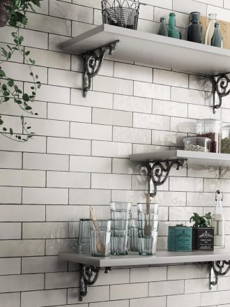 Artisan White Gloss Subway Tiles Lifestyle
