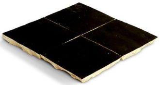 Zellige Black tiles