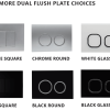 TURNER HASTINGS NARVA RIMLESS FLOOR MOUNTED PAN PACKAGE PUSH PLATES