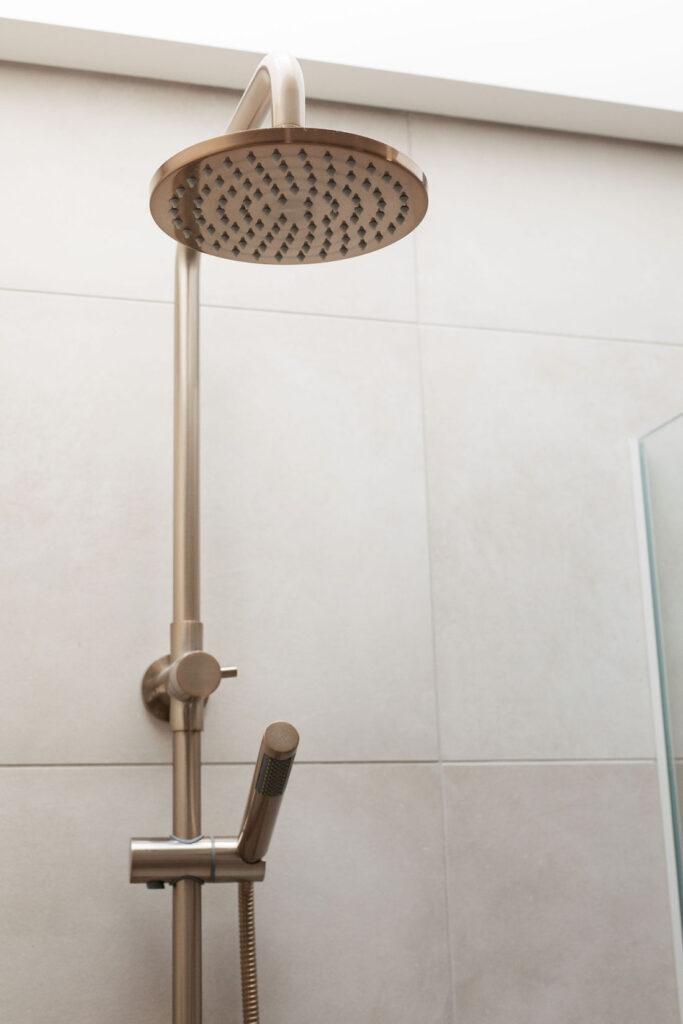 Rose gold shower