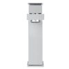 Meir Square Basin Mixer Tap - Polished Chrome