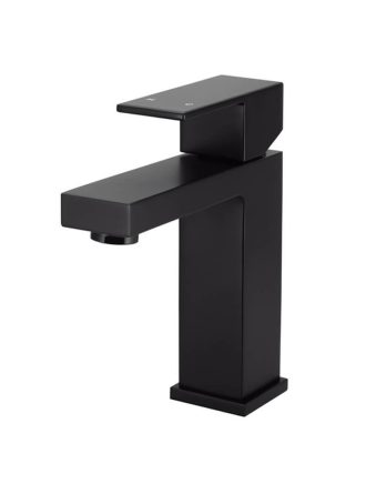 Meir Square Basin Mixer Tap - Matte Black