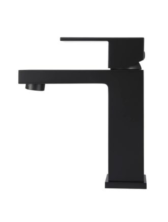 Meir Square Basin Mixer Tap - Matte Black