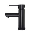 Matt Black Basin Mixer Tap Meir