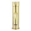 Meir Round Basin Mixer Curved - Tiger Bronze Gold