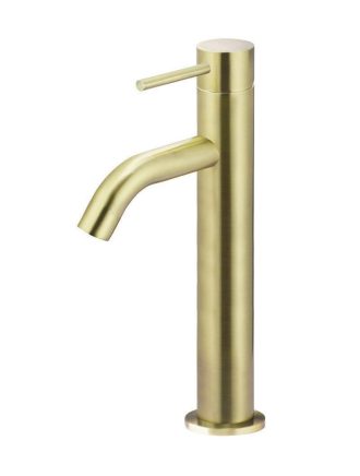Meir Piccola Tall Basin Mixer Tap - Tiger Bronze Gold