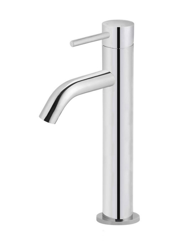 Meir Piccola Tall Basin Mixer Tap - Polished Chrome