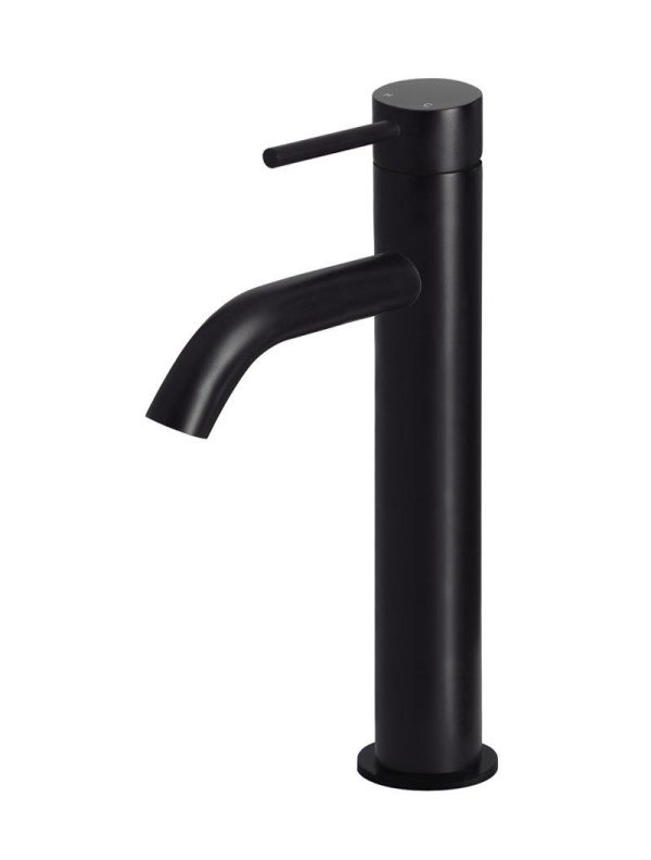 Meir Piccola Tall Basin Mixer Tap - Matte Black