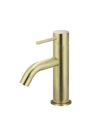 Meir Piccola Basin Mixer Tap - Tiger Bronze Gold