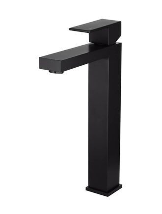Meir Square Tall Basin Mixer Tap - Matte Black