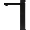 Meir Square Tall Basin Mixer Tap - Matte Black