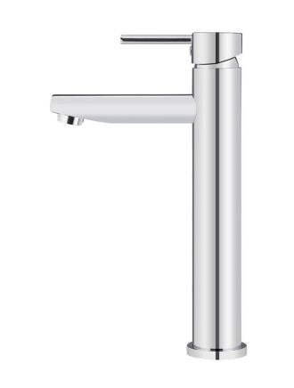 Meir Round Tall Basin Mixer - Polished Chrome