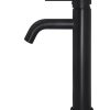 Meir Round Tall Curved Basin Mixer – Matte Black