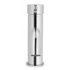 Meir Round Basin Mixer Curved - Polished Chrome