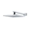 Meir Square Wall Shower 200mm rose, 300mm arm - Polished Chrome