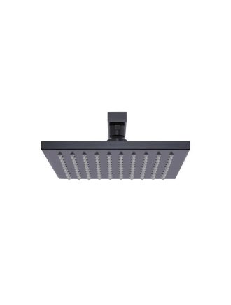 Meir Square Wall Shower 200mm rose, 300mm arm - Matte Black