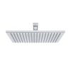 Meir Square Wall Shower 300mm rose, 400mm arm - Polished Chrome