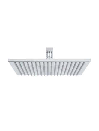 Meir Square Wall Shower 300mm rose, 400mm arm - Polished Chrome