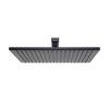 Meir Square Wall Shower 300mm rose, 400mm arm - Matte Black