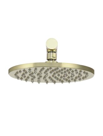 Meir Round Wall Shower 200mm rose, 300mm arm - Tiger Bronze