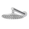 Meir Round Wall Shower 200mm rose, 300mm arm - Polished Chrome