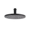 Meir Round Wall Shower 200mm rose, 300mm arm - Matte Black