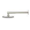 Meir Round Wall Shower 200mm rose, 300mm arm - PVD Brushed Nickel