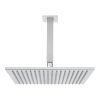 Meir Square Ceiling Shower 300mm rose, 200mm arm - Polished Chrome