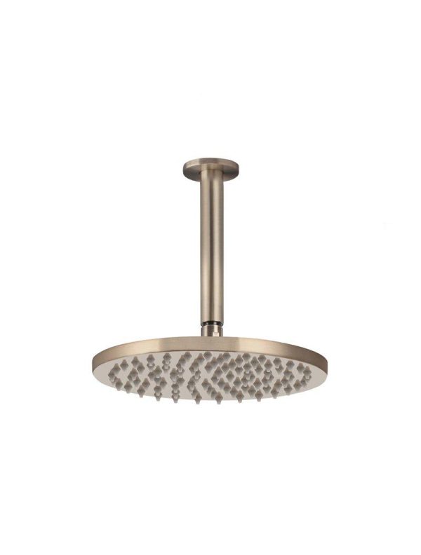 Meir Round Ceiling Shower 200mm rose, 150mm arm - Champagne