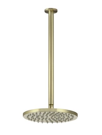 Meir Round Ceiling Shower 200mm Rose, 450mm arm - Tiger Bronze