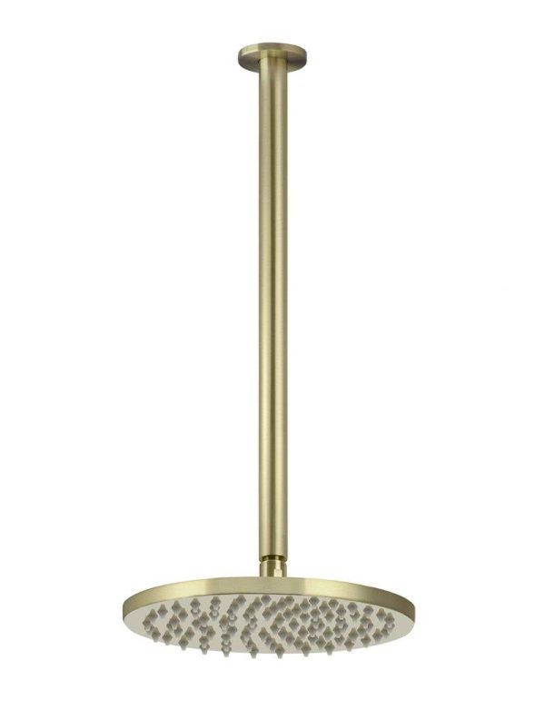 Meir Round Ceiling Shower 200mm Rose, 450mm arm - Tiger Bronze