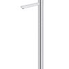 Meir Round Freestanding Bath Mixer - Polished Chrome