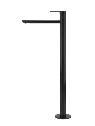 Meir Round Freestanding Bath Mixer - Matte Black