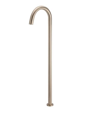Meir Round Freestanding Bath Spout - Champagne