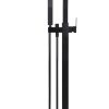 Meir Square Freestanding Bath Spout and Hand Shower - Matte Black