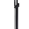 Meir Square Freestanding Bath Spout and Hand Shower - Matte Black
