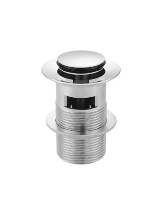 Meir Basin Pop Up Waste 32mm - Overflow / Slotted - Polished Chrome