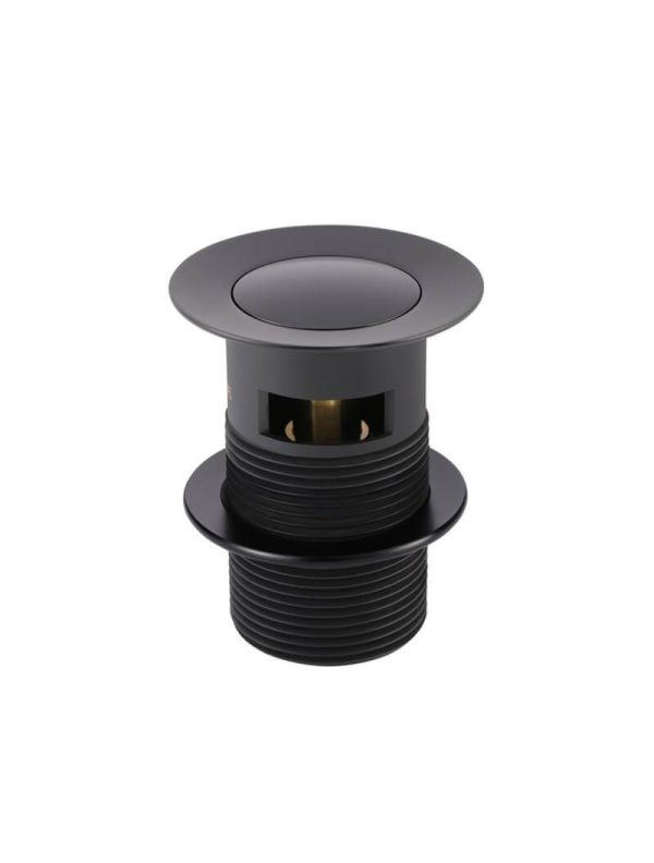 Meir Basin Pop Up Waste 32mm - Overflow / Slotted - Matte Black