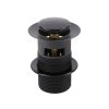 Meir Basin Pop Up Waste 32mm - Overflow / Slotted - Matte Black