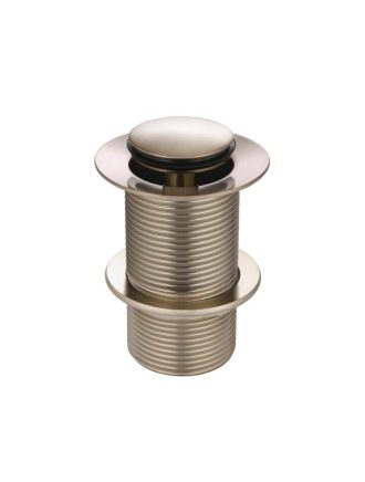 Meir Basin Pop Up Waste 32mm - No Overflow / Unslotted - Champagne