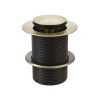 Meir Bath Pop Up Waste 40mm - No Overflow / Unslotted - Tiger Bronze