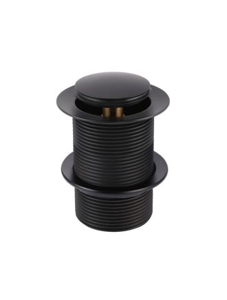 Meir Bath Pop Up Waste 40mm - No Overflow / Unslotted - Matte Black