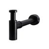 Meir Round Bottle Trap for 32mm basin waste and 40mm outlet - Matte Black