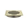 Meir Square Floor Grate Shower Drain 100mm outlet - Tiger Bronze