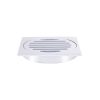 Meir Square Floor Grate Shower Drain 100mm outlet - Polished Chrome