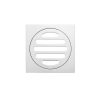 Meir Square Floor Grate Shower Drain 80mm outlet - Polished Chrome