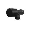 Meir Round Mini Stop Cistern Tap - Matte Black