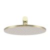 Meir Round Wall Shower 300mm rose, 400mm arm - Tiger Bronze