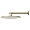 Meir Round Wall Shower 300mm rose, 400mm arm - Tiger Bronze