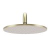 Meir Round Wall Shower 300mm rose, 400mm curved arm - Tiger Bronze